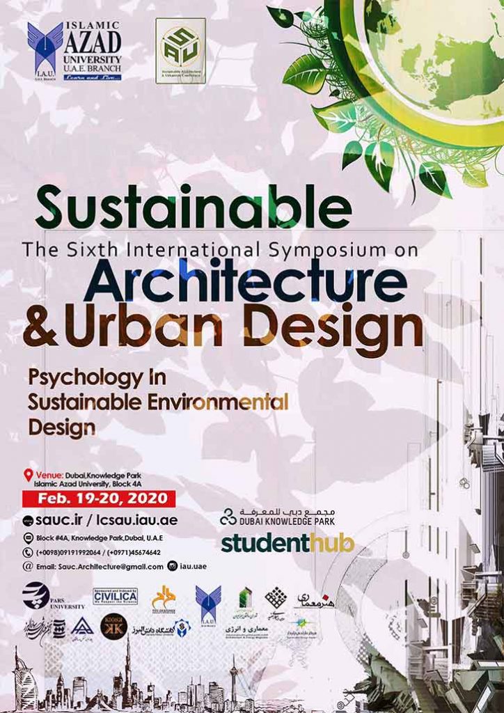 The Sixth International symposium on Sustainable Architecture & Urban Design